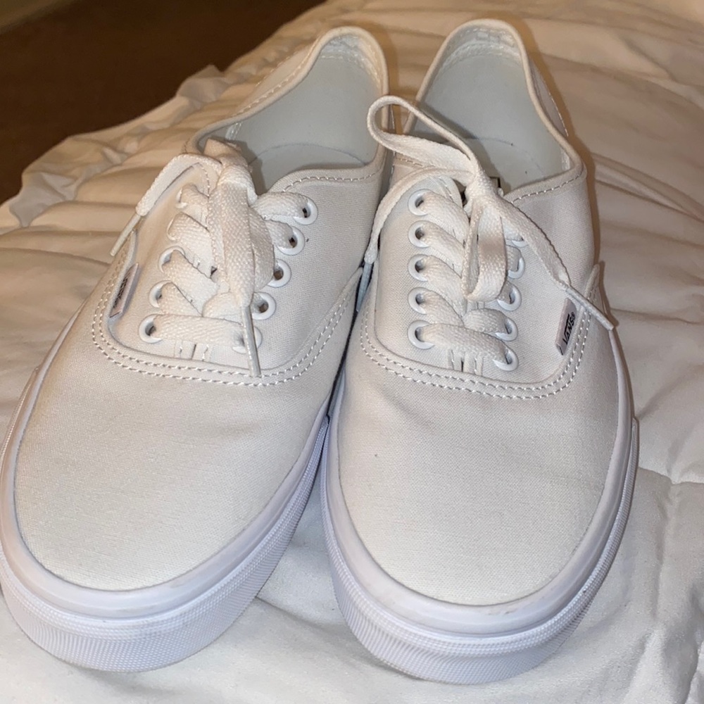 Vans womens white sneakers size 8.5